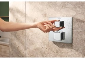 GROHE 34879000 - Falba süllyesztett zuhanyrendszer PRECISION CUBE 310 × 310 mm króm