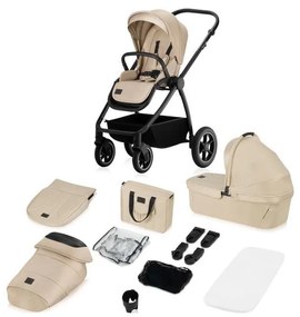 Lionelo - MERIL 2 az 1-ben kombinált babakocsi Beige Sand