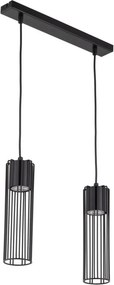 SIGMA LIGHTING 33450 FOBIA Többágú Függesztett Lámpa Fekete GU10 IP20