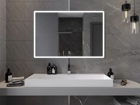Mexen Navia, LED fürdoszobai tükör háttérvilágítással 120 x 80 cm, 6000K, páramentesíto, 9803-120-080-611-00