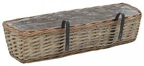 2 db fonott virágtartó PE béléssel 60 cm