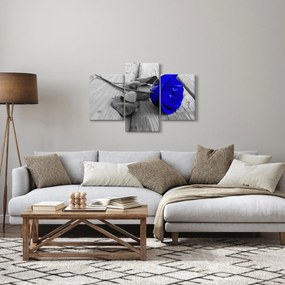 Kép - Kék rózsa (90x60 cm)