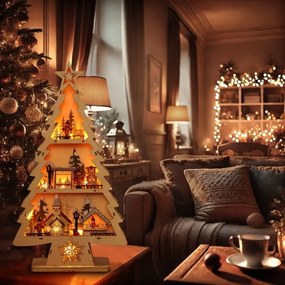 Brilagi - LED karácsonyfa dekoráció LED/3xAA