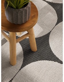 Fekete-fehér kültéri-beltéri szőnyeg 120x170 cm Duet Bowen – NORTHRUGS