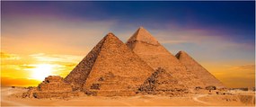 Kép - Egyiptomi piramisok (120x50 cm)