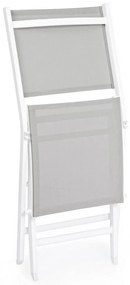 Fehér fém kerti szék Elin – Bizzotto