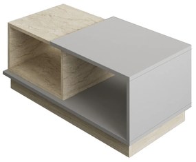 Dohányzóasztal Consept - Travertine, Grey
