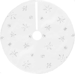 Szőnyeg Karácsonyfa Alá Fehér 90cm Szőrme Karácsonyi Dekorációs Szőnyeg