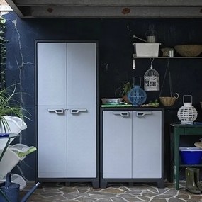 Keter Vízálló és zárható Titan műanyag szekrény 5 lábbal