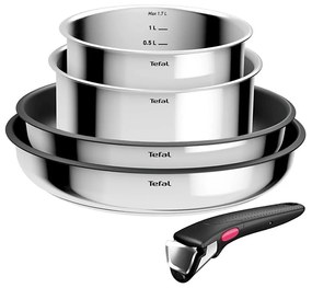 Tefal - INGENIO COOK 5 részes rozsdamentes acél edénykészlet
