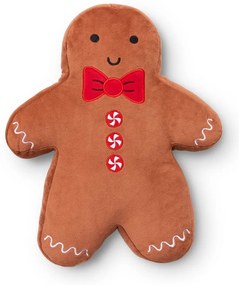 Bársony díszpárna karácsonyi mintával 28x37 cm Gingerbread – Catherine Lansfield