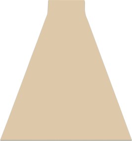 Csúszásgátló Sima Egyszínű Futószőnyeg Rumba 200 cm krém ^*X863