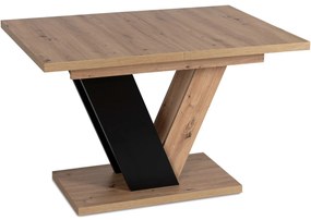 Étkezőgarnitúra 6 db székkel. Bővíthető étkezőasztal CLARK 120-160 cm 6 db. Étkezőszékkel. TEX