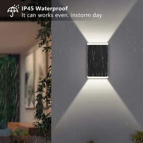 Brilagi - SUN GUARD LED 2W/3,7V 2000mAh IP45 napelemes fali lámpa