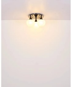 Globo 15548-3DK - Felületre szerelhető csillár MAXY 3xE27/40W/230V antracit