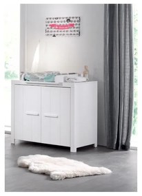 Fehér borovi fenyő gyerek szekrény 100x87 cm ERIK – Vipack