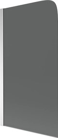 Mexen FELIX, kádparaván, egyszárnyú, 70 x 140 cm, szürke, 890-070-001-01-40