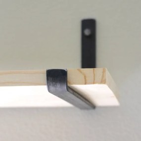 KÉSZLET 2x Fali polc 16x60 cm fenyő