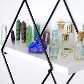 KÉSZLET 2x Fali polc fehér