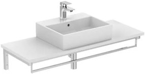 Mosdó lapra Ideal Standard Strada 50x42 cm fehér színben fényes felülettel középső nyílással K081601