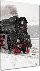Vászonkép 80x120 Mozdony Ol49-59 Hó