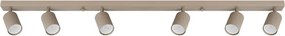 Bézs spotlámpa 6xGU10/35W/230V