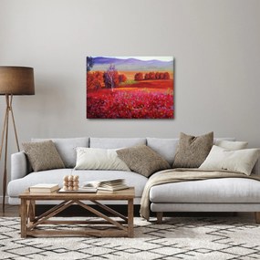 Egy vörös táj képe (70x50 cm)