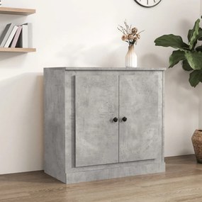 betonszürke szerelt fa tálalószekrény 70x35,5x67,5 cm