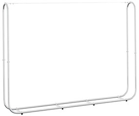 Tűzifa állvány esővédővel 200x25x150 cm Horganyzott acél