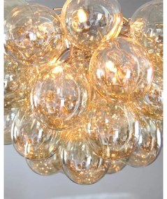 ByRydens 4200440-5503 - Csillár zsinóron GROSS 8xG9/4W/230V füstös/barna