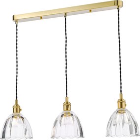 Dar Lighting glamour modern függeszték hadano sárgaréz darhad3640-11