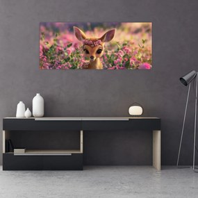 Kép - Aranyos őzike (120x50 cm)