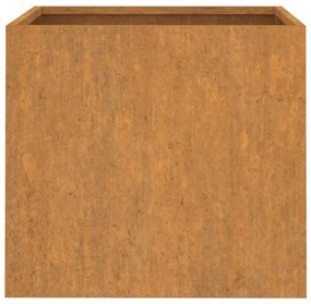 2 db corten acél növénytartó 32 x 30 x 29 cm