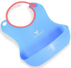 Cangoroo Szilikon előke Baby Bib Am Am - kék