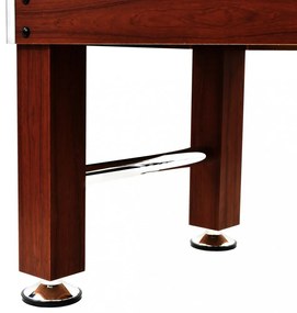 barna acél csocsóasztal 140 x 74,5 x 87,5 cm