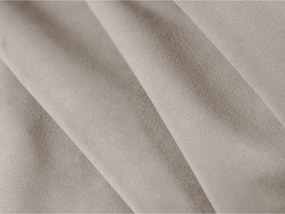 Bézs bársony kinyitható kanapé 209 cm Shannon – Cosmopolitan Design