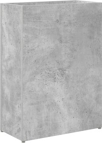vidaXL Napernyő Állvány Beton Szürke 40 x 20 x 55,5 cm Faanyag