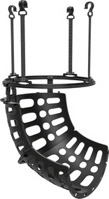 SPORTNOW Kosárlabda Visszapattanó, 360° Forgatható Kosárlabda Visszaadó Tartozék, Kosárlabda Visszatérítő Rendszer Dobásgyakorlatokhoz, Visszapattanó