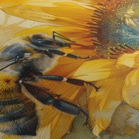 Kép - Méh, akvarell (órával) (90x30 cm)