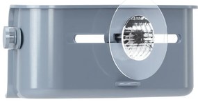 Kék öntapadós újrahasznosított műanyag fürdőszobai sarokpolc Flex – Umbra