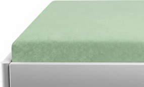 Gyerek frottír lepedő 60x120 cm zöld