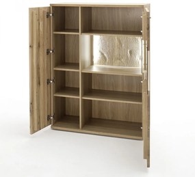 SANTORI T20 Alacsony Balos Üveges tároló 2 ajtós 90cm