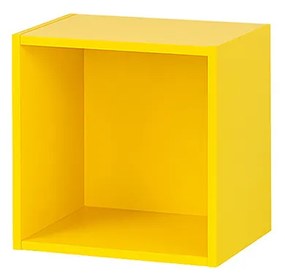 Boxie nyitott fali szekrény 40x40x27 cm sárga