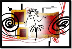 Poszterek keretben 60x40 Rugalmas táncosnő