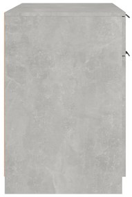 betonszürke színű szerelt fa íróasztal 100 x 50 x 75 cm