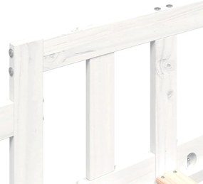 fehér tömör fenyőfa kanapéágy matrac nélkül 90 x 200 cm