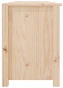 tömör fenyőfa cipőtároló pad 160x36,5x50 cm