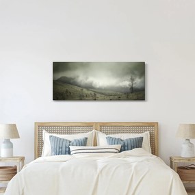 A vihar előtti táj képe (120x50 cm)