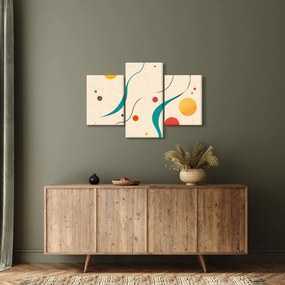 Kép - Minimalista színes illusztráció (90x60 cm)