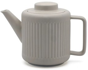 Szürke porcelán teáskanna szűrővel 1,2 l Skagen – Bredemeijer